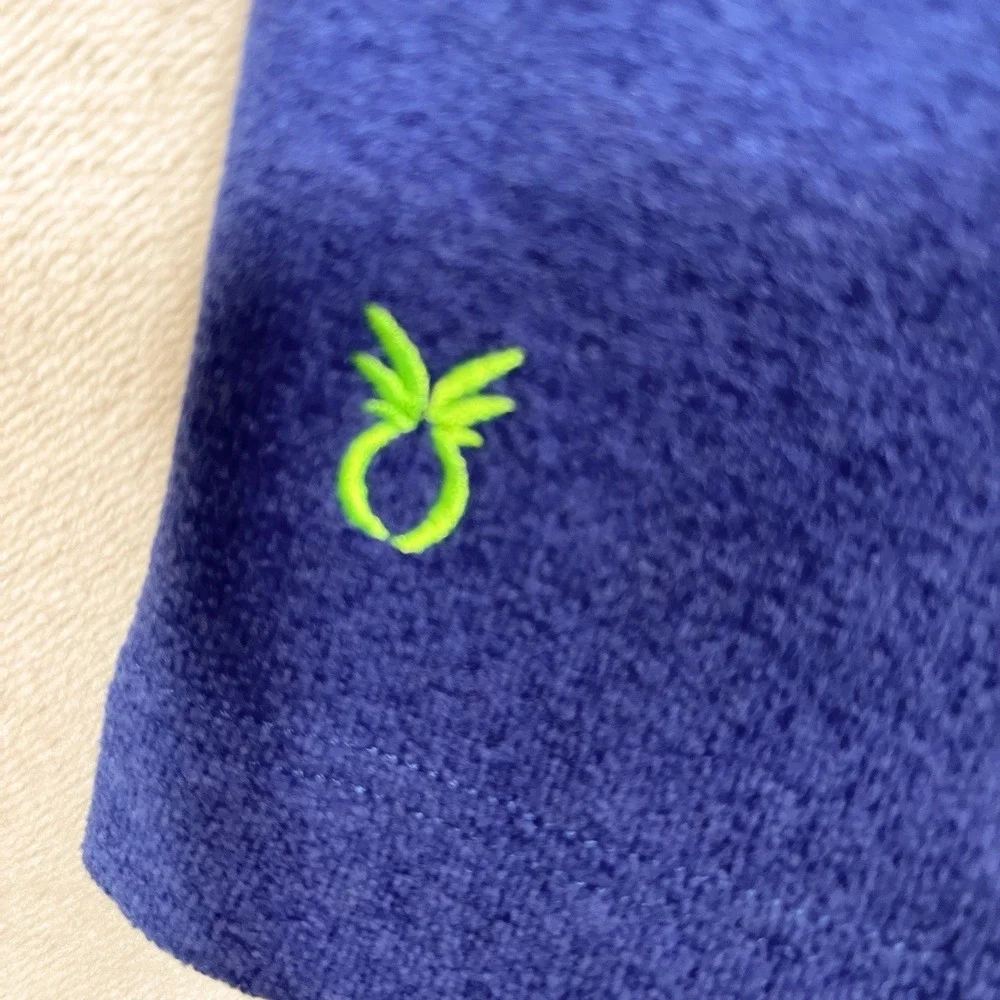 Dudley Stephens Park Slope Sweater Turtleneck Fleece Blue Womens Size S